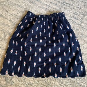 J Crew scalloped sidewalk skirt